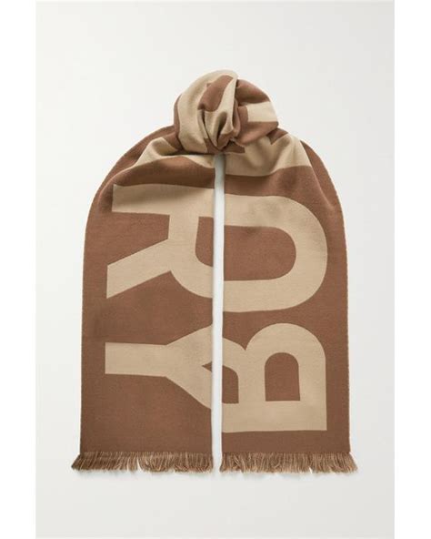 burberry schal schriftzug|Woll.